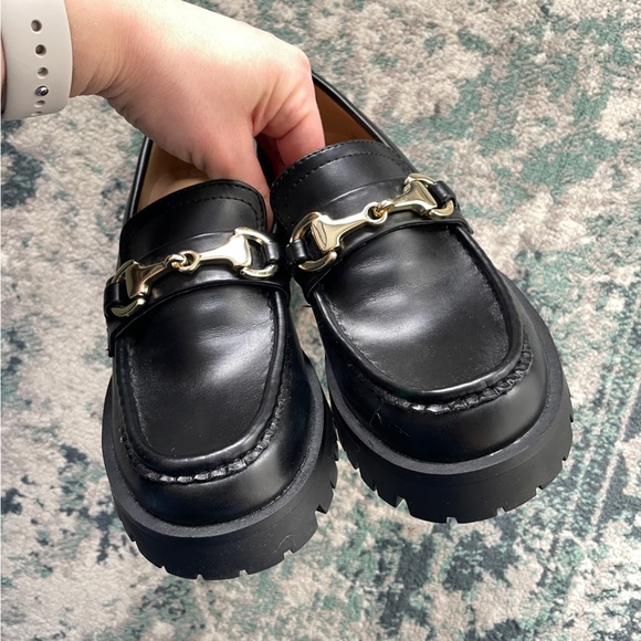 SOLD Nine West Faux Leather Chunky Loafers - Picture 5 of 6